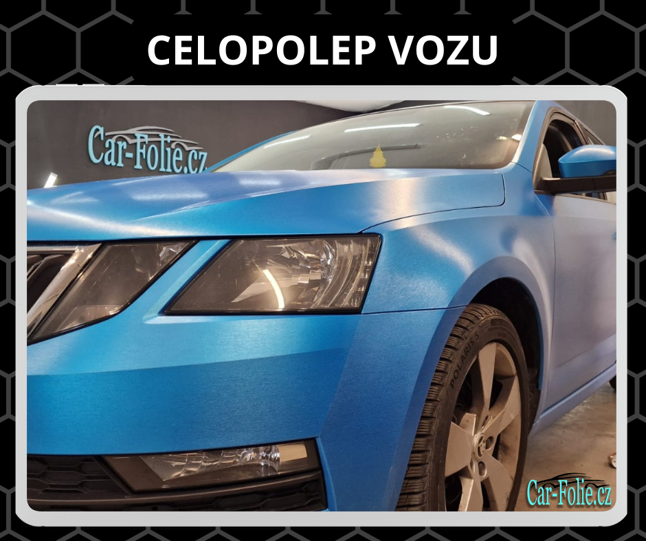 Škoda modrý brus